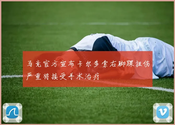 马竞官方宣布卡尔多索右脚踝扭伤严重将接受手术治疗